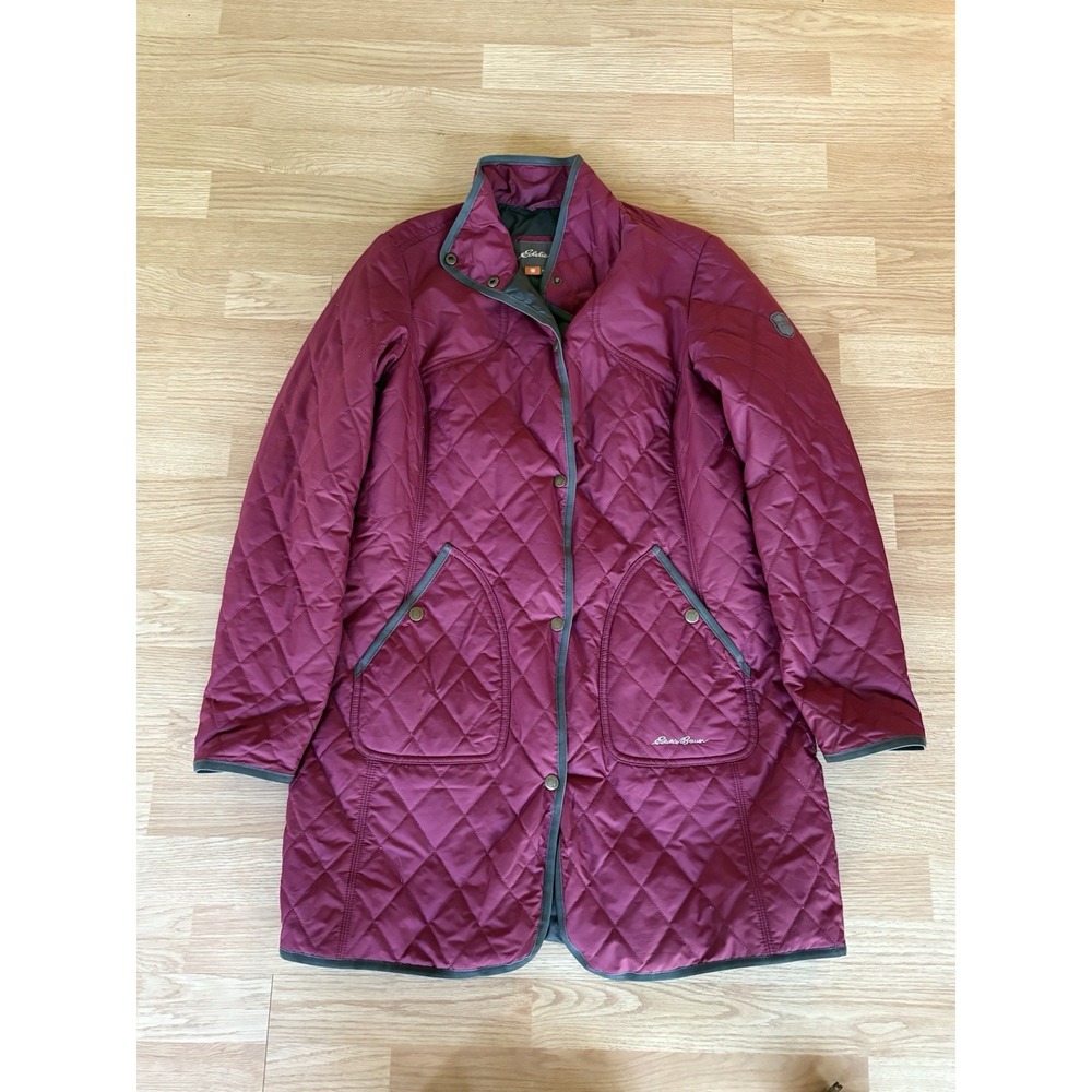 Eddie Bauer Daybreak Fleece Jacket Magenta Womens Small Sport Shop Parka